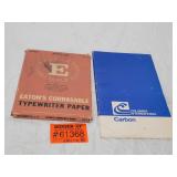 Typewriter Paper  Carbon