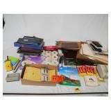 Calculator paper notebooks envelopes
