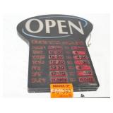 Open Business Hours Sign