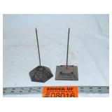 Cast Iron Receipt spikes spindles Early Victorian