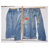 Three Pairs Vintage Levi Jeans