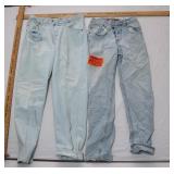 Two Pairs Vintage Levi Jeans