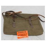 Military Bag Satchel Briefcase Vintage Canvas