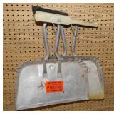 Aluminum Dust pans and brush