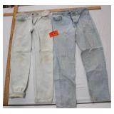 Two Pairs Vintage Levi Jeans