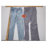Two Pairs Vintage Levi Jeans