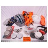 Tow balls inner tube lug wrenches funnels