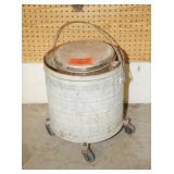 Mop Bucket Galvanized Vintage