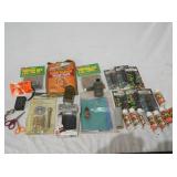 Tarp repair kits, seam sealer, mini crossbow