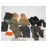 Lot Gloves Extreme Cold Weather Wool Leather