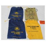 Cloth Bank Bags Vintage for Coins Roswell NM