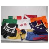 Flags POW MIA, Mexican, New Mexico and others