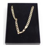 18k Marked Gold Chain - 30 grams, 24 inch