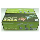 NIB 2 Boxes of LED Solar Light Set (3 in Each