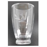 * Vintage Kosta Boda Squirrel in a Tree Etched