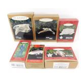 Six Hallmark Star Trek Christmas Ornaments in