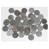50 WWII Lincoln Steel Cents