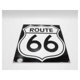 Porcelain Route 66 Sign
