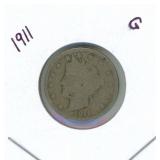 1911 Liberty "V" Nickel