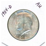 1964-D Kennedy Silver Half Dollar