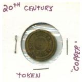 20th Century Copper Token