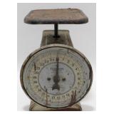 Vintage Tin Utility Scale - Works Good, Very