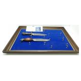 * Franklin Mint Bowie Collection Display with 2