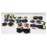 12 Pairs of New Sunglasses - Various Styles