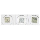 Group of 3 Vintage China Postage Stamps