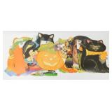 18 Vintage Eureka Halloween Diecut Double-Sided