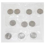 Group of 9 Susan B. Anthony Dollar Coins