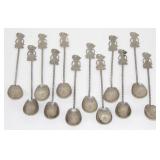 Set of Funny Looking Swizzle Stick Spoons