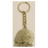 Pewter Larry Dixon Racing Miller Lite Keychain