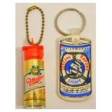 Vintage Beer Keychains