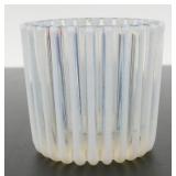 Antique EAPG Beatty Glass Co. White Opalescent
