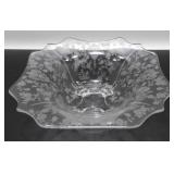 * Cambridge Rose Point 12 inch Ruffled Console