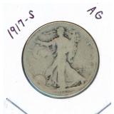 1917-S Walking Liberty Silver Half Dollar