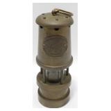 Heavy Old, Heavy Brass Miners Lamp Marked Wales