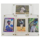 4 Nice Griffey, Jr. Rookie Cards - Perfect