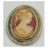Vintage Cameo Brooch
