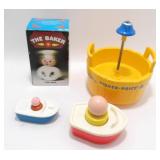 Vintage Fisher-Price Toys - Three Men in a Tub &