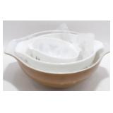 * Vintage Pyrex American Bowl Early Mixing Set