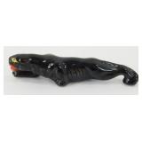 Vintage Ceramic Black Panther Japan Figurine