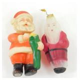Vintage Antique Santa Claus Glass Light Bulb