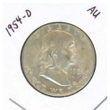 1954-D Franklin Silver Half Dollar