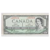 1954 "Devil in Hair" Canadian Dollar
