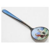 Vintage Sterling and Enamel Norwegian Style