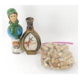 * 2 Decanters and Corks