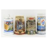 * 4 Beer Steins