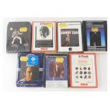 (7) 8-Track Tapes: Elvis, Johnny Cash, Neil